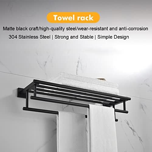 Stainless Steel Towel Rack for Bathroom - Space-Saving Durable