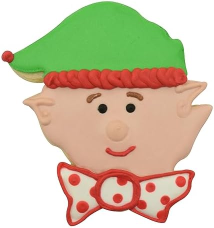 RM Elf Face 4 inch Tinplated Cookie Cutter - Perfect for Crafting Celebrating