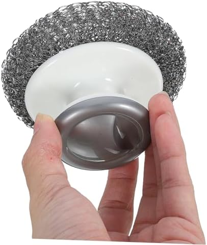 IMIKEYA 5pcs Stainless Steel Cleaning Ball Eraser Mop Skirting Board Cleaner