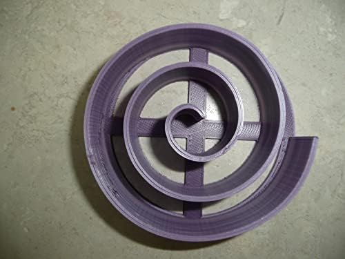 Concha Cookie Cutter - Mini Size Swirl Design USA Made