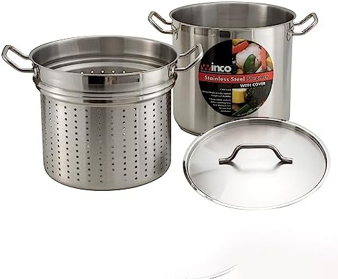 Winware SSDB-16S Stainless Steel Steamer Cooker