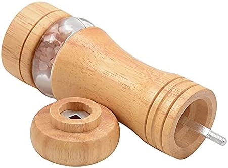 Elegant Wooden Salt and Pepper Mill Set