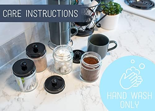 4-Piece Glass Jar Set
