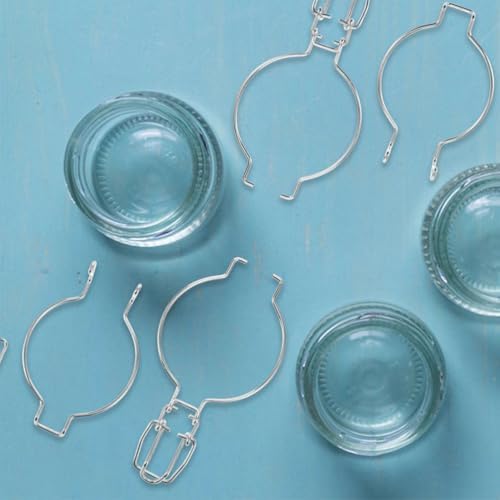6-Piece Stainless Steel Canning Jar Sealer with Wide Mouth Design