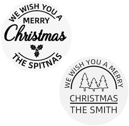 Personalized Christmas Cookie Stamp Set 2PACK Unique Functional for Baking