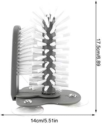 Sthumbs-on 360 Glass Cup Brush Cleaner with Suction Cups