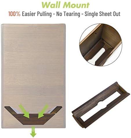 Valentino Bamboo Paper Towel Dispenser Burst of Aromatherapeutic Freshness