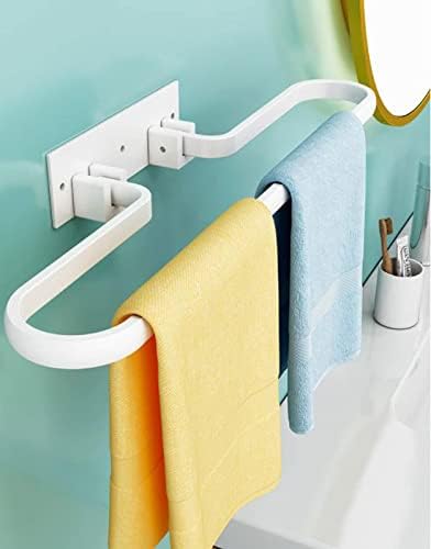 Multifunctional Folding Towel Rack for Bathrooms