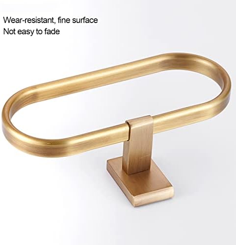 Sturdy Copper Wall-Mounted Bath Towel Holder
