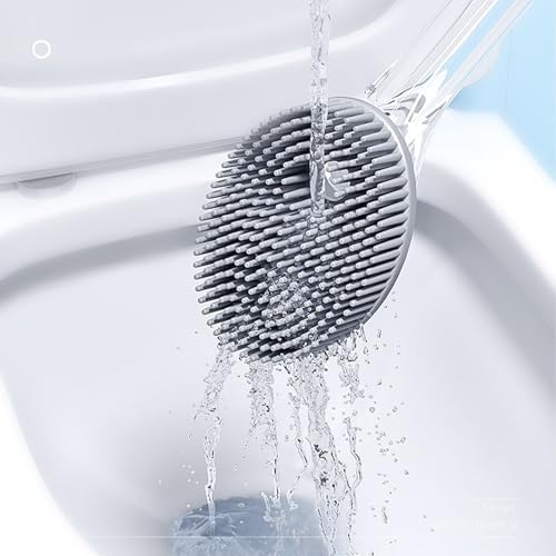 Compact Silicone ToiletSet for Efficient Cleaning in Your Bathroom