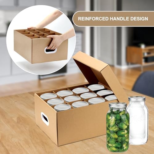 6 Pcs Mason Jar Storage Box