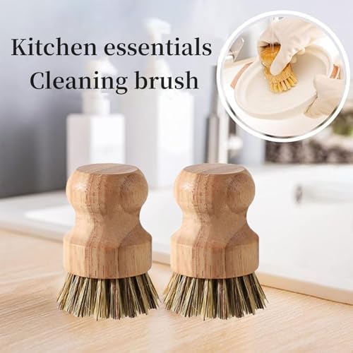 Eco-Friendly Kitchen Wooden Dishbrush Set for Easy and Effective Cleaning
