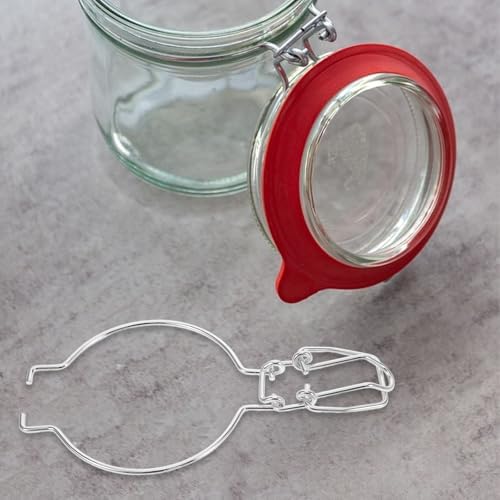 MAGICLULU Glass Jar Wire Clamp Seal Replacement Silver