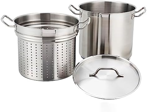 Winware SSDB-16S Stainless Steel Steamer Cooker