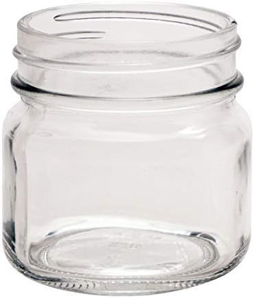 8-Ounce Glass Mason Jars for Canning Cooking