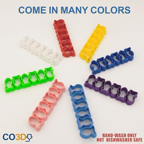 CO3DPRINT 1 Mini Goldfish Cookie Cutter Set 6 Fishes