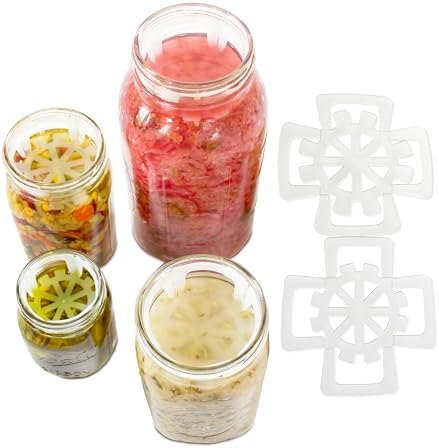 Canning Buddy for Mason Jars - ViscoDisc Increments Food Preserving Fermenting Aid
