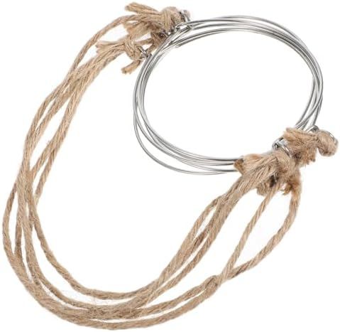 5pcs Mason Jar Wire Handles with Rope 1
