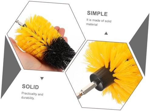 PLAFOPE 2-Piece Drill brush set for tough cleaning jobs