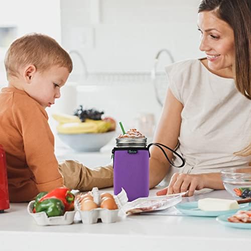 Sun Protection Neoprene Sleeve for Mason Jars