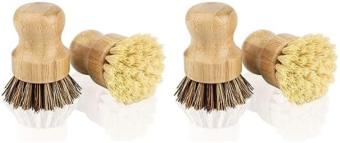 Geuxe Bamboo Dish Brush Set of 4