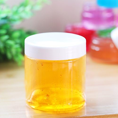 12-Pack Durable 8oz Clear Plastic Jars with Lids