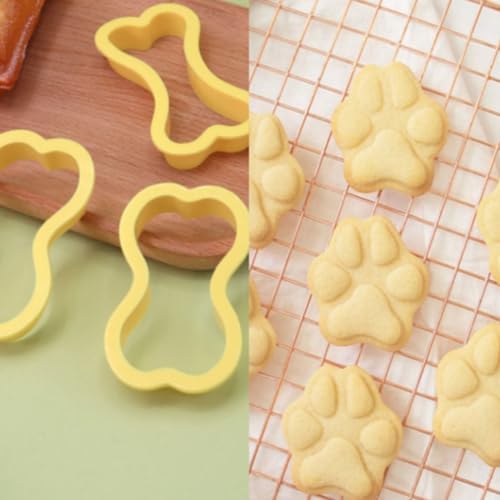 8-Piece Dog-Shaped Cookie Molds Set