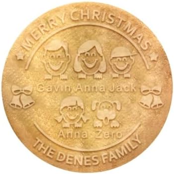 Personalized Christmas Cookies - Easy Custom Cookie Stamps