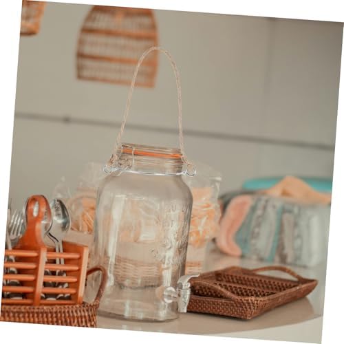 5pcs Mason Jar Wire Handles with Rope 1