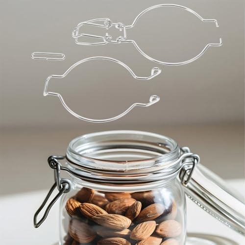 Veemoon 5pcs Glass Jar Sealing Clips Set