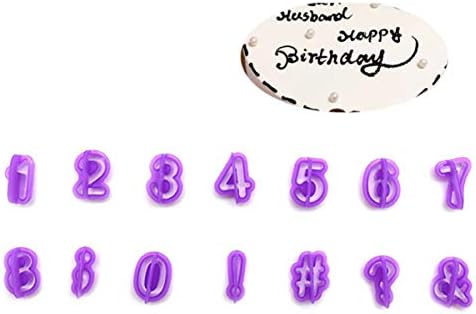 BABYunctions Letter and Number Fondant Cutters Set 40-Piece