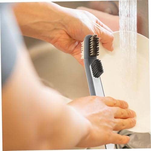 ULDIGI Creative 3-in-1 Kitchen Cleaning Brush with Metal Scraper