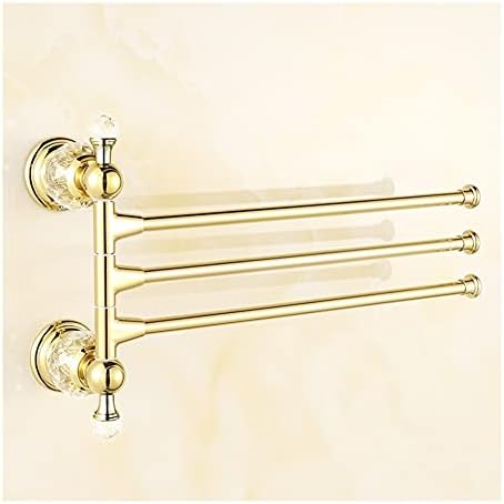 Bath Towel Rail with 3 Rails Antique Copper Gold Durable Sustainable Towel Bar