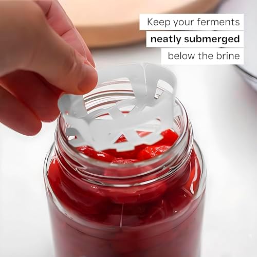 Canning Buddy for Mason Jars - ViscoDisc Increments Food Preserving Fermenting Aid