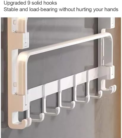 Three Layer Foldable Towel Shelf Wall Mounted
