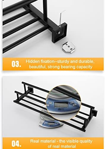 Stainless Steel Towel Rack for Bathroom - Space-Saving Durable