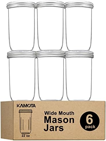 Rustic Mason Jar 22oz