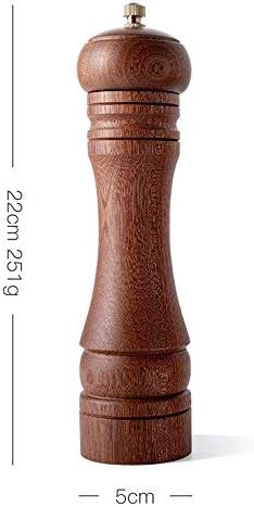 Modern Design Adjustable Wooden Ceramic Pepper Mill Set