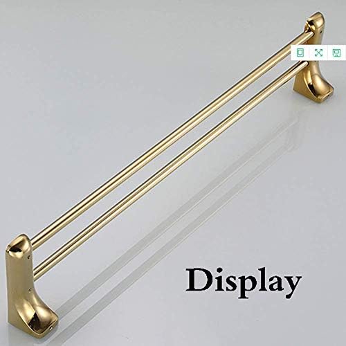 Double-Layer Wall-Mounted Towel Rack for Bathrooms Durable Easy to Use