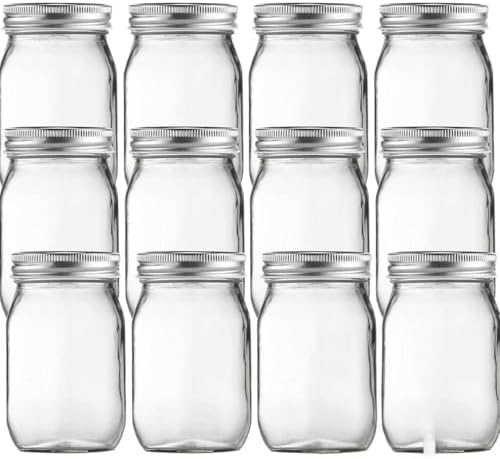 Pure Ease Mason Jars 16oz Set
