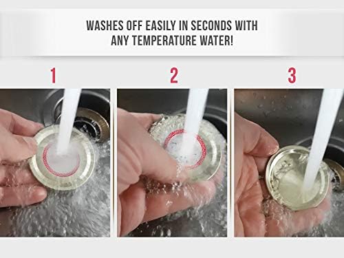 Mess Dissolvable Jar Labels