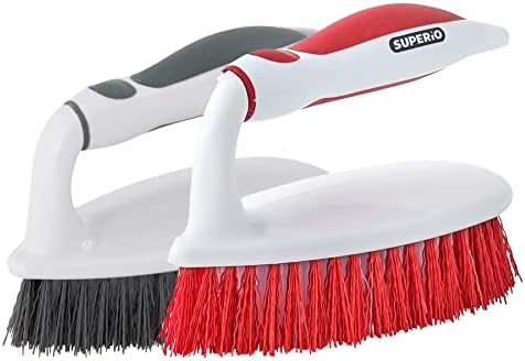 Superio Cleaning Precision All-Purpose scrub brush with ergonomic handle