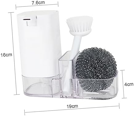 GARVALON Set Steel Wire Ball Brush Sink Cleaning Kit