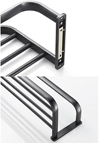 Stylish Towel Rack Black Bathroom Towel Holder