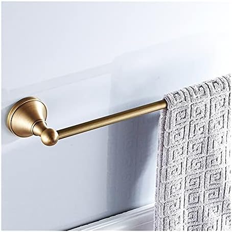 Double Towel Rail with Brass Finish