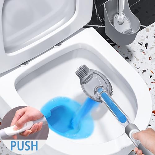 Compact Silicone ToiletSet for Efficient Cleaning in Your Bathroom