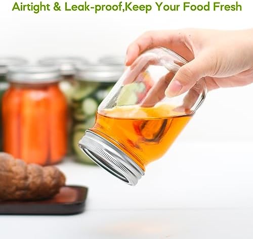 Perfect 6-Piece Mason Jar Set for Canning More