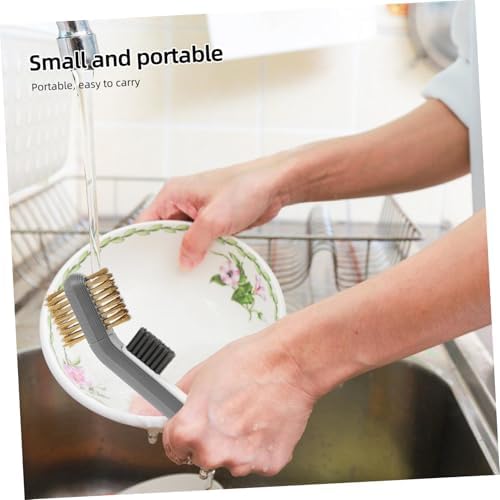 ULDIGI Creative 3-in-1 Kitchen Cleaning Brush with Metal Scraper