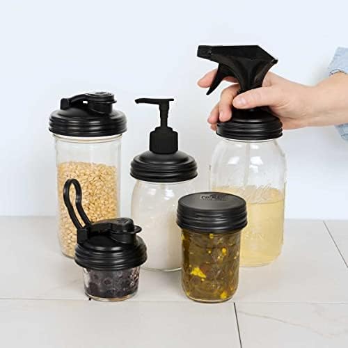 ReCAP Zero Waste Kit for Mason Jars Made in USA Leak-Proof