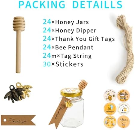 Thinking Womans Gift 24 Glass Honey Jars